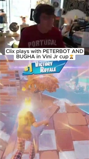 CLIX, BUGHA, AND PETERBOT PLAY IN THE VINI JR CUP🏆