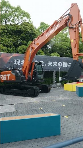 【日立建機日本】ZX200A-7_遠隔操作ソリューション#shorts＃日立建機日本＃ICT