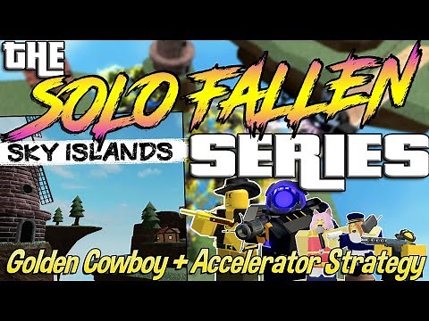 SOLO FALLEN TRIUMPH - Sky Islands (Accelerator Strategy) - Tower Defense Simulator - ROBLOX