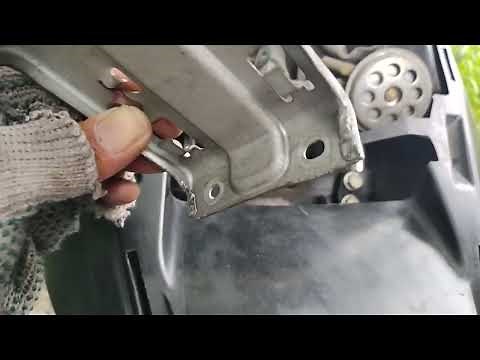 スーパーDIO ZX AF28にAF35フロントフォークを取り付けたらハンドルが全部きれないので調整