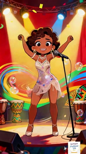 Waka Waka 🌍Beautiful flapper-style singer Singing Shakira Song Colorful & Energetic Performance
