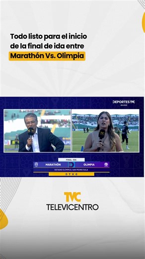 No te pierdas la final de ida entre Marathón vs. Olimpia, en vivo, desde cualquier parte del mundo, por la señal de https://www.deportestvcplus.com/ y https://www.deportestvc.com/ | Televicentro HN