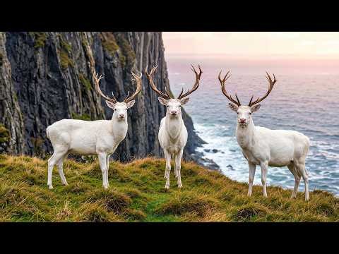 4K Pure Spring Escape 🐿️ Crystal Clear Forest Animals & Relaxing Piano