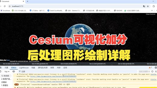 2025cesium进阶教程|三维GIS开发可视化加分项！基于cesium后处理post processing的图形绘制，含纹理解析、坐标转换、SDF 函数应用