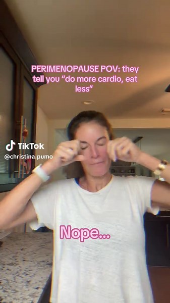 If you’re in perimenopause or midlife and someone tells you to “just eat less and do more cardio” — run the other way (literally, but not on the treadmill 😉). Here’s why: 🚫 Under-eating endless cardio backfires. Chronically eating less slows your metabolism, increases stress hormones like cortisol, and actually makes fat loss harder. 💪 Protein strength training change everything. Prioritizing protein (aim for ~1g per pound of ideal body weight) fuels muscle growth. And muscle isn’t just for l