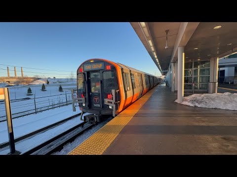 MBTA Orange Line Train Approaching Assembly