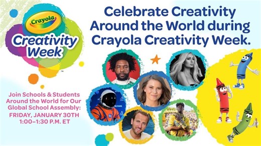 Livestream Event: Celebrate Crayola Creativity Week! | Crayola Learning