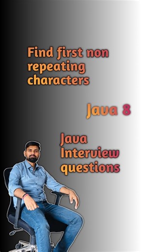 codewithamod on Instagram: "Find first non repeating characters . . #codewithamod #java #interview #trendingreels"