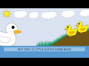 Five Little Ducks | Counting Numbers Nursery Rhymes by kidzstation
