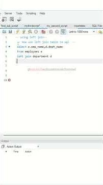 how to use left join table in sql