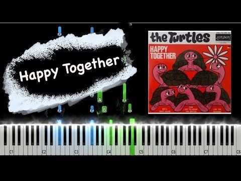 The Turtles - Happy Together Piano Tutorial