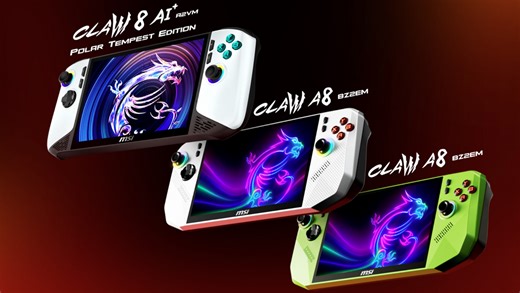 MSI Claw A8 : la console/PC portable passe du côté d'AMD avec la puce Ryzen Z2 Extreme