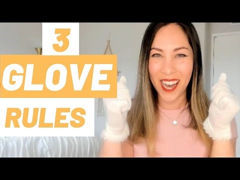 3 BASIC Glove Etiquette - How To Act With Fashion Gloves