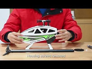 FLYWING FW450-V3 GPS RC helicopter Repair Main gear tutorial replacement