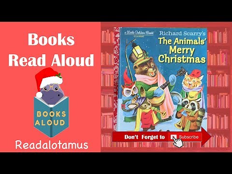 The Animals' Merry Christmas Richard Scarry Classic Golden Book Read Aloud Read Along Vintage