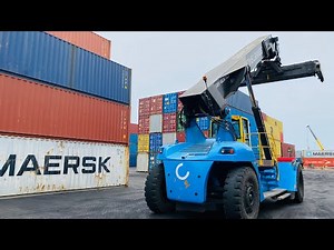 See how smart the Reachstacker operates.