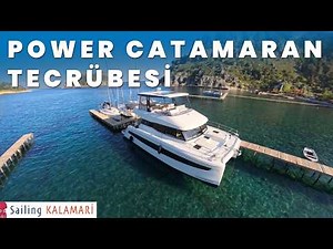 Power Catamaran Experience... Fountain Pajot MY6 :: Speed, Taste and Chat About Sailing in Turkey.