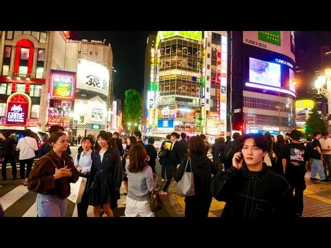 Shinjuku walking tour. Red light zone in Tokyo. Japan.