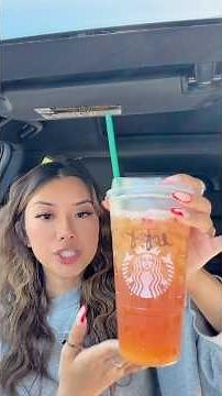 STARBUCKS ICED BLACK TEA LEMONADE STRAWBERRY ACAI MANGO RECIPE RECOMMENDATION #starbucksrecipe
