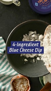 You are only 4 ingredients away from the best blue cheese dip of your life. | Treasure Cave Cheese