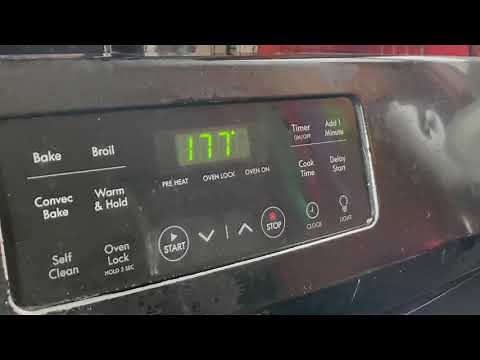 Kenmore Range Set to Celsius / Fahrenheit