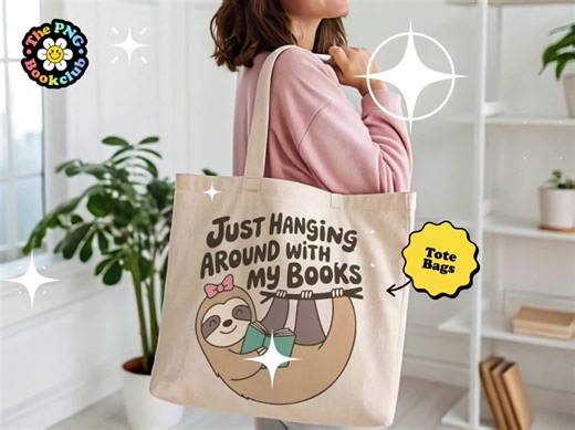 Cute Sloth Reading A Book PNG Sticker | Bookish Romantasy Clipart | Book Lover Pngs Instant Download | Kindle Reader Gifts | Librarian Merch - Etsy