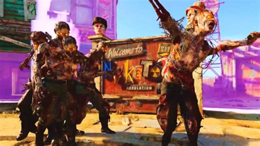 The new Black Ops Cold War Zombies Onslaught DLC map is here + reward! (Nuketown Zombies gameplay)