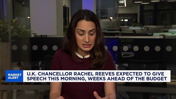 UK in focus as Chancellor Reeves set to give unusual pre-budget speech