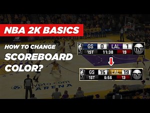 NBA 2K22 - How to change Scoreboard Team Color