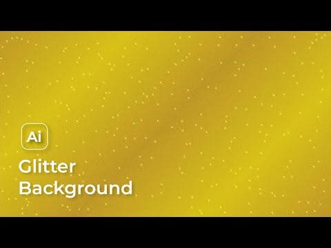 How to Make a Simple Glitter Background - Adobe Illustrator Tutorials