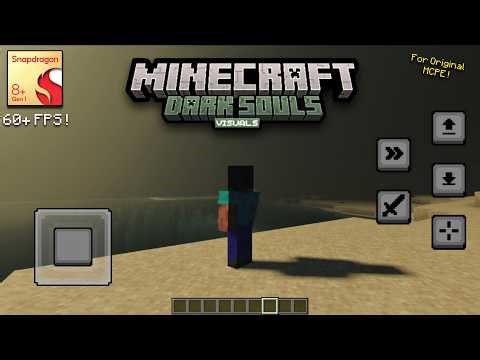 Dark Soul Visual For MCPE 1.21+ | Realistic RTX Shaders Minecraft Pe 🔥