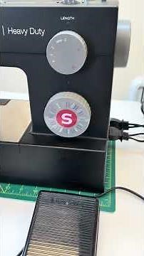Slow down your Singer Heavy Duty Sewing machine with the new Turtle foot control pedal