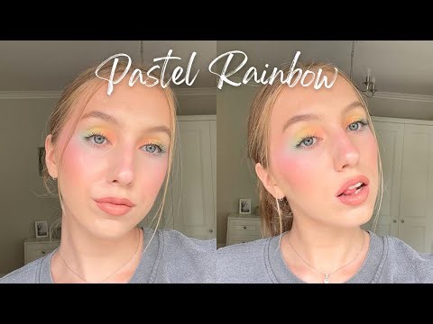Pastel Rainbow Eyeshadow Look 🌈 | By BEAUTY BAY Pastels Palette Tutorial