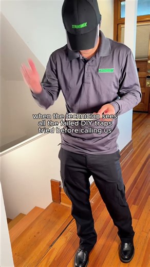 leave it to the pros 🤝 🪤🪳#terminix #exterminator #pestservices#bugproblems #DIYtraps