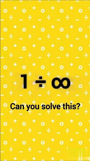 Why the Inverse of Infinity Becomes Zero #math#shorts#viral