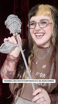 I Have to Show Off My Chainmaille Rose Again! | #chainmaille #chainmail #rosesculpture