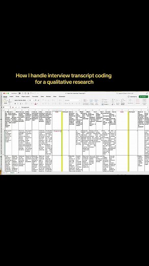 Handling Interview Transcript Coding for Qualitative Research