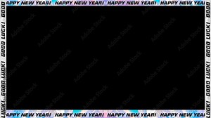 new year celebration Start graphics frame written with new year animation video screen overlay effect on black background 4k video effect