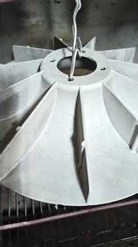 DIY Powdercoating a Corvair Magnesium fan.