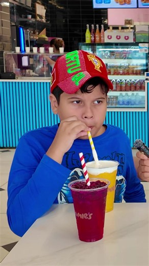 AVAILABLE JULY 2ND 🥭🐉✨ We had the cutest little guest try all 3 of our new Homies drinks and pick his favorite. He also had one mission... get everyone to subscribe to his YouTube channel. 😂❤️ 🤤 Açaí 🥭 Mango 🐉 Dragon Fruit Did he convince you? And which drink are you trying first? 👇