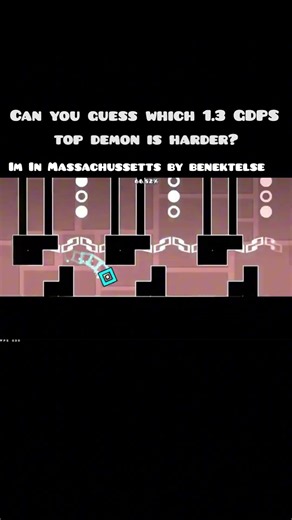 Can you guess which 1.3 GDPS Level is harder? Guess in the comments! #geometrydash #gd