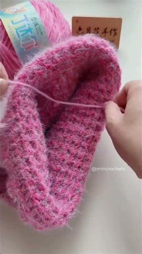 POV: you picked the softest pink yarn… and made something too cute to handle 💗