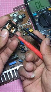 EMI filter normal testing. #Reels #viral #creative #repair #electronics #ideas #componenteselectrónicos #diyproject #komponenelektronik #diyprojects #electricalengineering #diy #FM #electrician #radio #LED #audio #electroniccomponents #shorts #speaker | Belajar Servis Elektronika