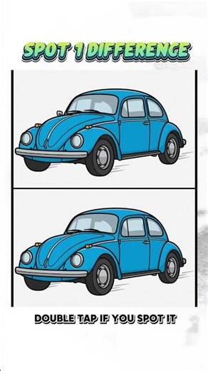 Classic Blue Beetle: Spot the Difference!
