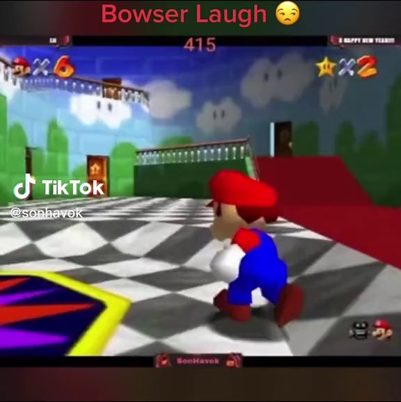 Super Mario 64 Bowser Laugh Compilation
