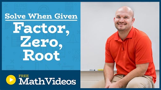 Master Determining all of the solutions of a polynomial given a factor, real rational zero, or root