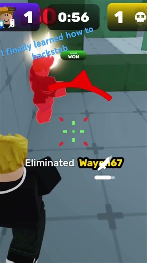 I finally learned how to backstab🔪