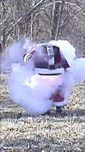 Massive Santa Explosion - Wait till the end #shorts