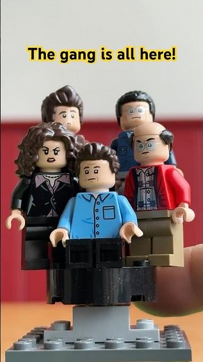 Lego Seinfeld gang 360 spin