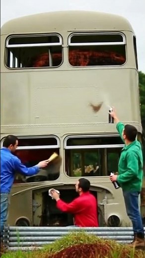 Rusted Vintage Bus Restored to Perfection | Incredible Before & After